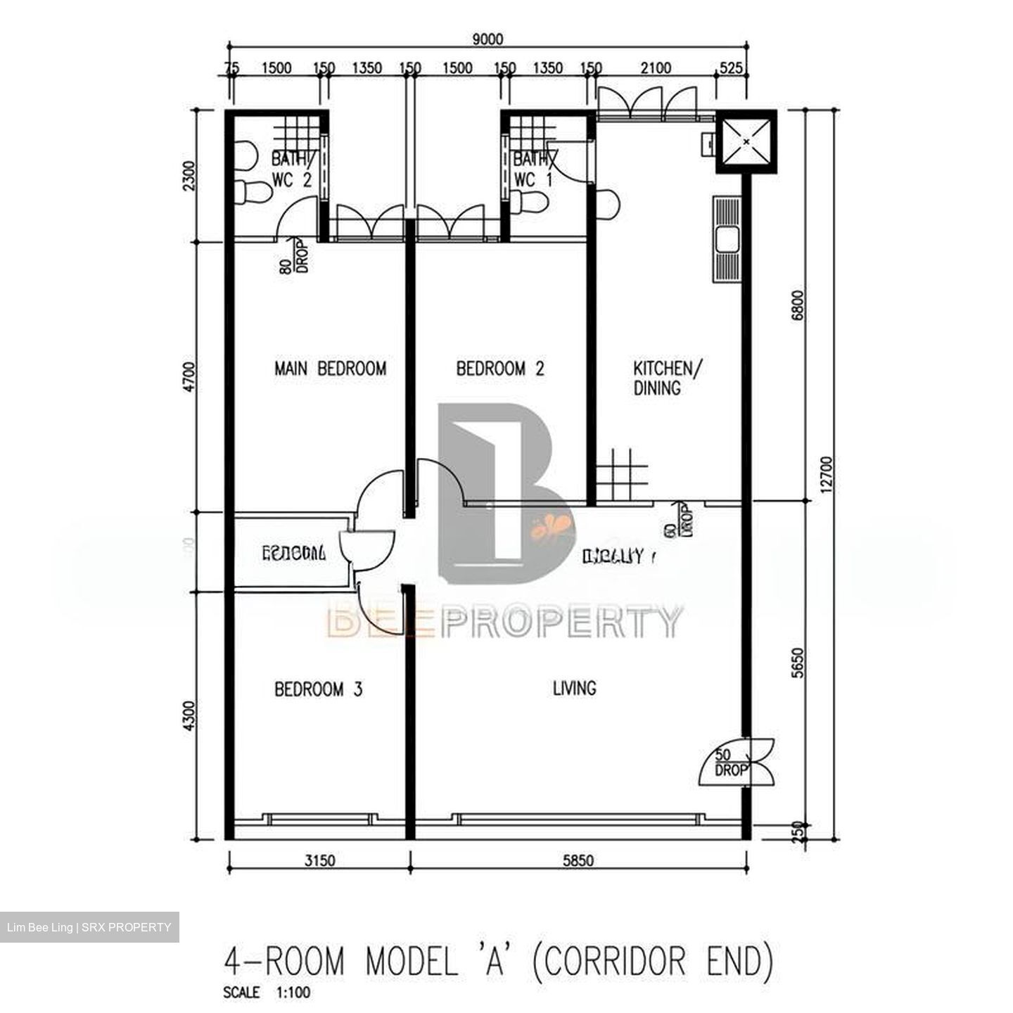 Blk 314 Kampong Ubi Greenville (Geylang), HDB 4 Rooms #500634811
